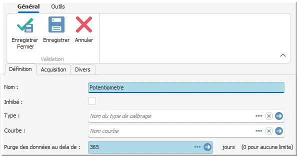 Nouveau Calibrage